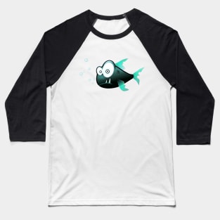 Blue Fish Baseball T-Shirt